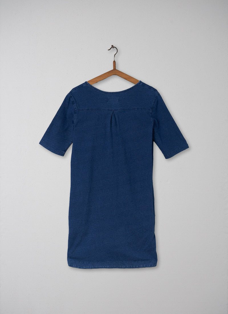 Reworn Washed Indigo Tunic Size 8 (116) | Indigo