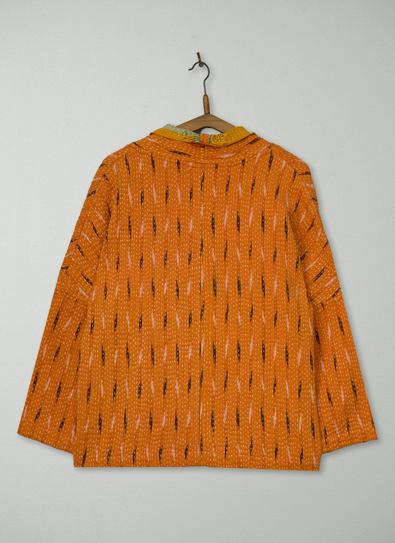 Reworn Kantha Gown Size L (086) | Multi