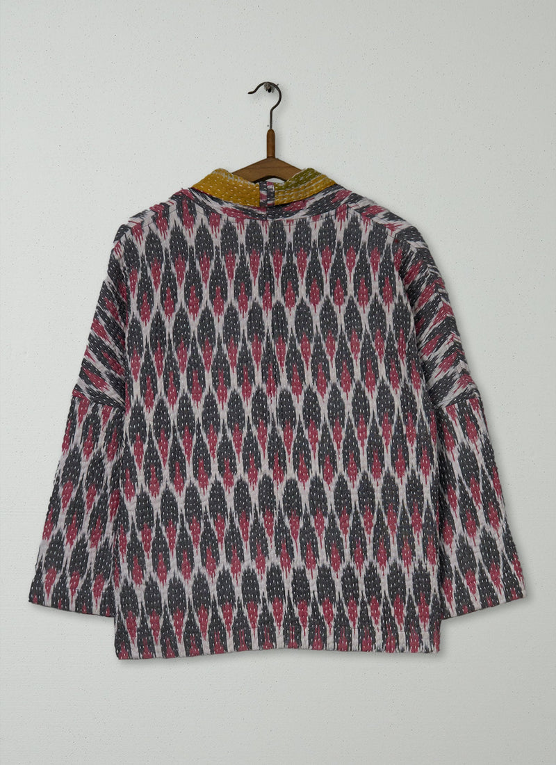 Reworn Kantha Gown Size M (060) | Multi