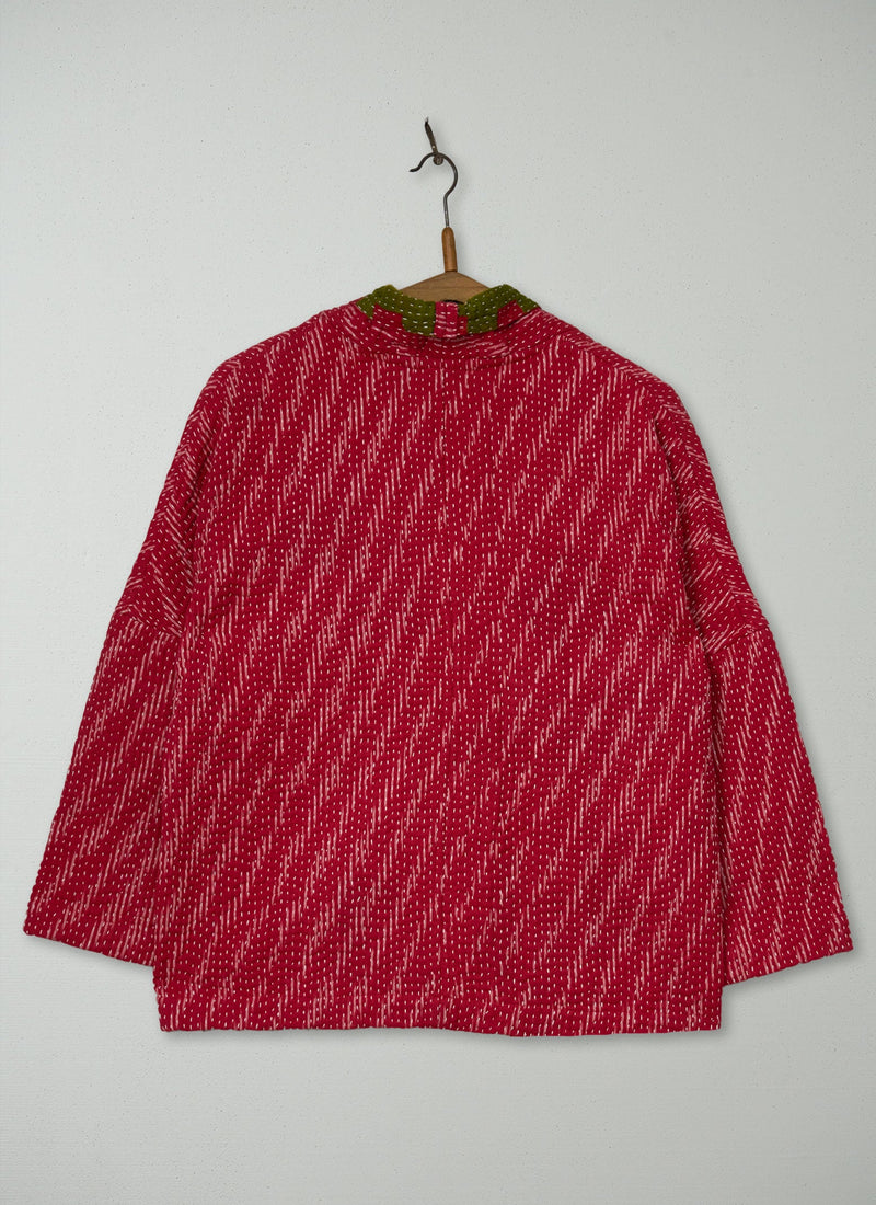 Reworn Kantha Gown Size M (084) | Multi