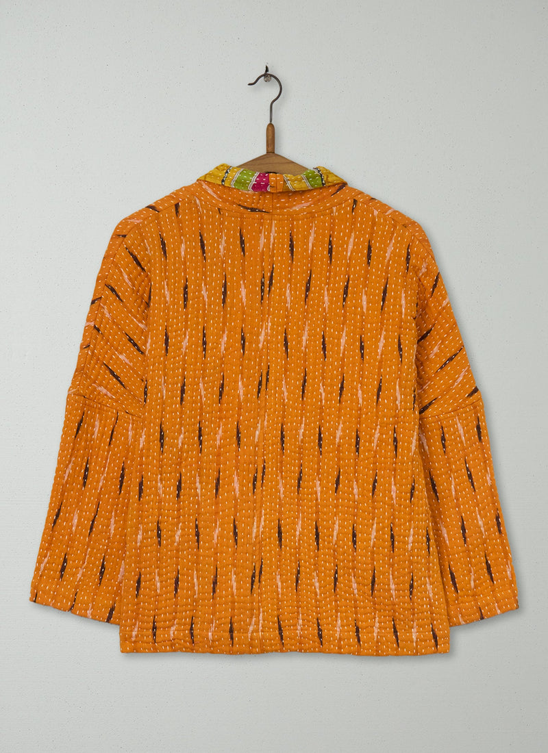Reworn Kantha Gown Size S (056) | Multi