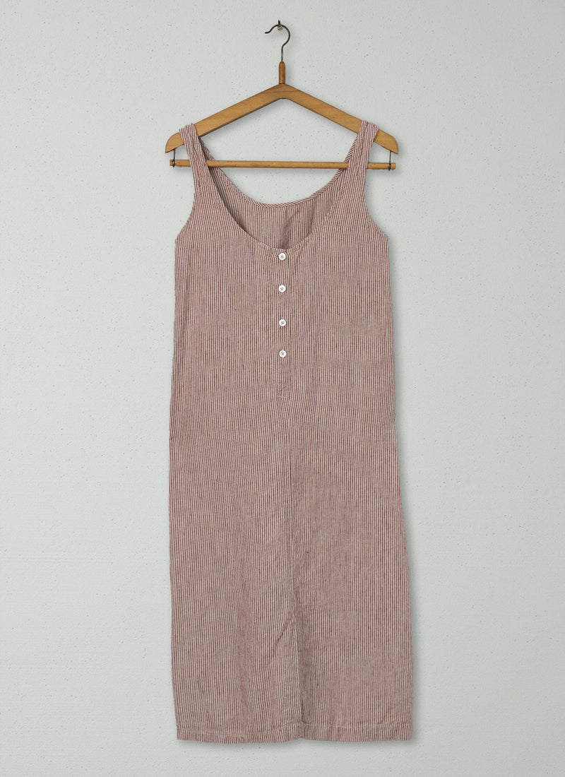 Reworn Linen Sun Dress Size XS (1140) | Multi
