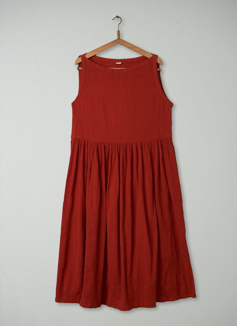 Reworn Crepe Dress Size L (287) | Red Clay