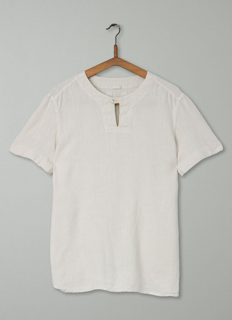 Reworn Linen Top Size M (245) | Parchment