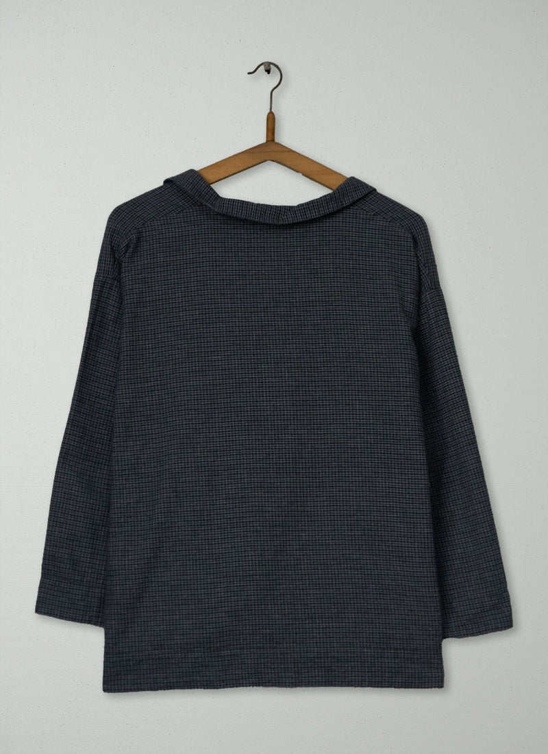 Reworn Cotton Cashmere Kaftan Top Size S (932) | Multi