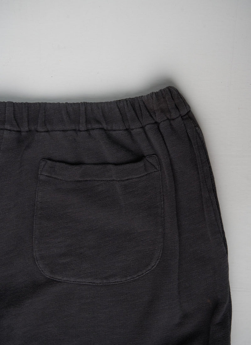 Reworn Loop Back Jersey Trousers Size M (230) | Charcoal