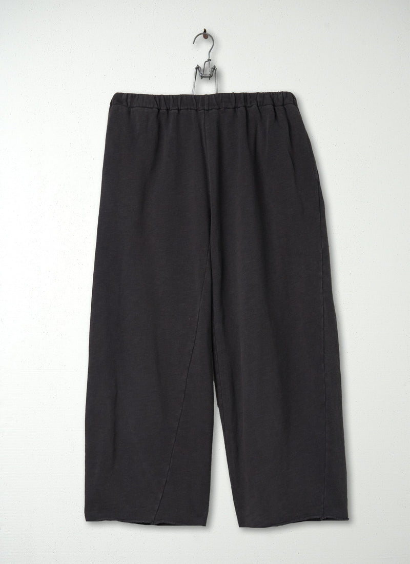 Reworn Loop Back Jersey Trousers Size M (230) | Charcoal