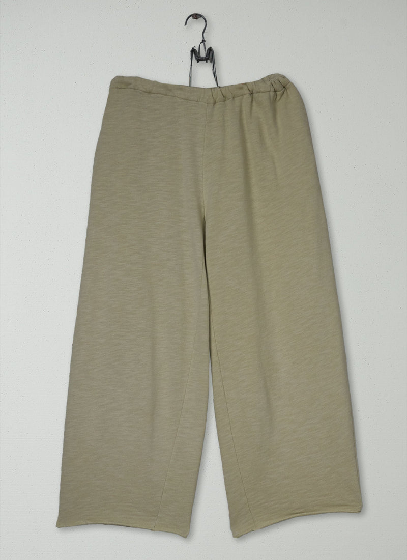 Reworn Loop Back Jersey Tousers Size M (012) | Parchment