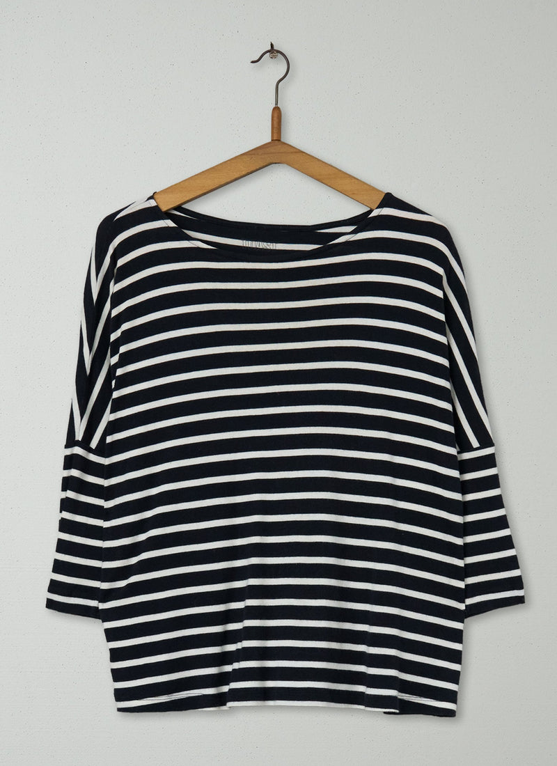 Reworn Stripe Tee Size 10 (086) | Multi