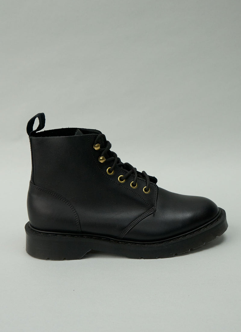 Reworn Solovair Jade Boots Size 4 (460) | Black