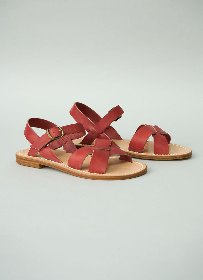 Reworn La Botte Gardiane Pac Sandals Size 36 (743) | Red