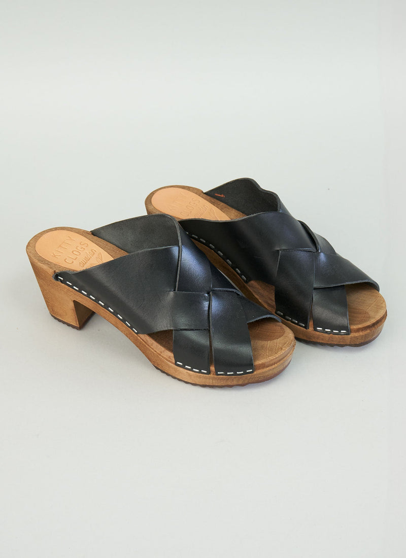 Reworn Kitty Clogs Size 38 (078) | Onyx
