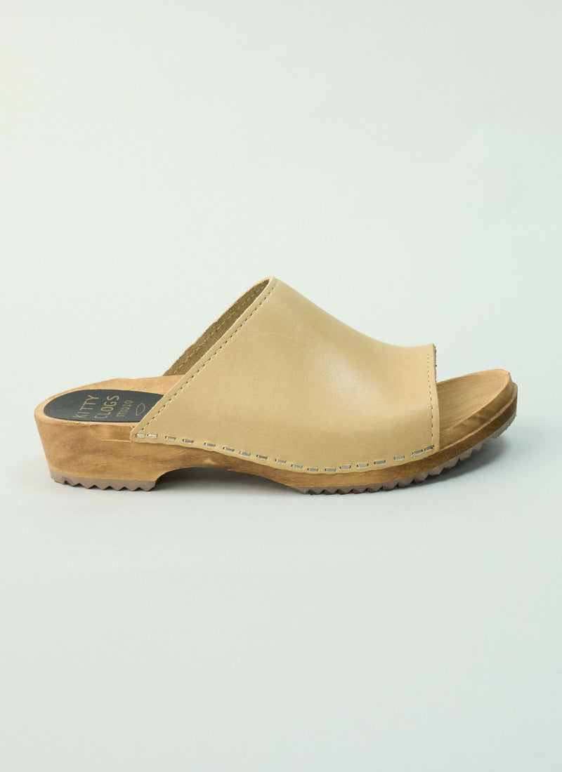 Reworn Kitty Clogs Size 37 (377) | Stone