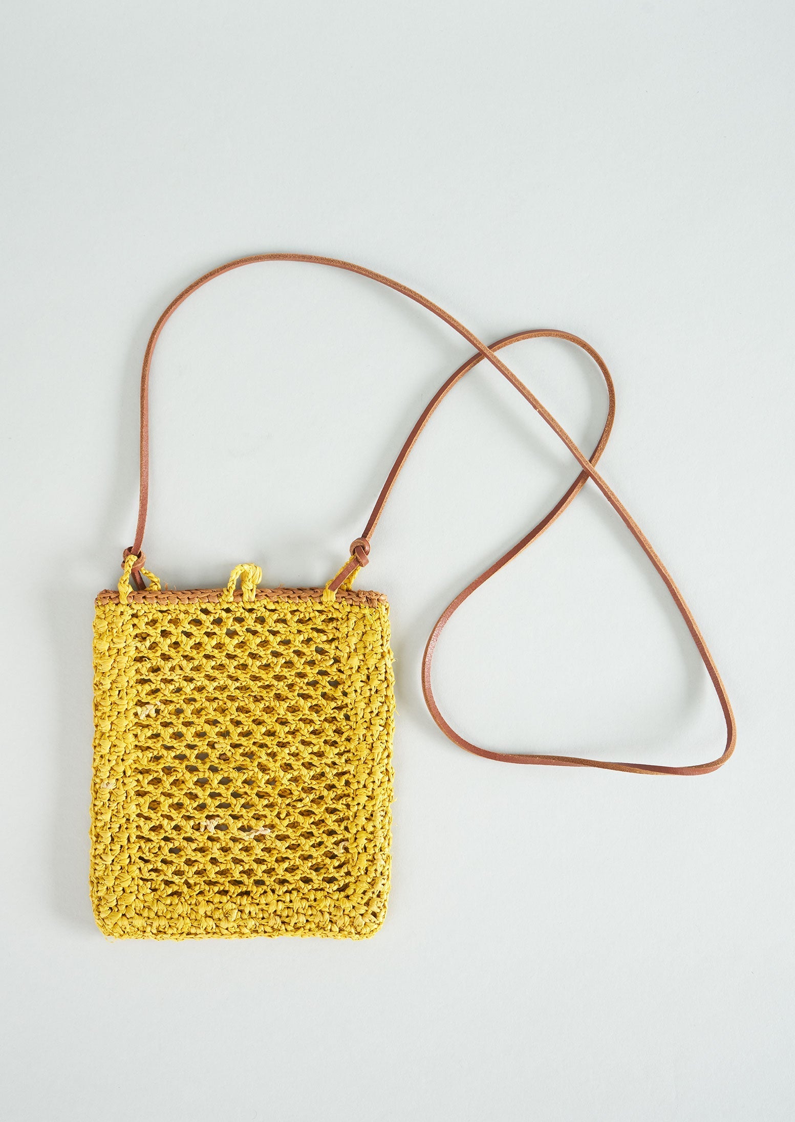 Reworn Mini Pouch Bag (006) | Mimosa