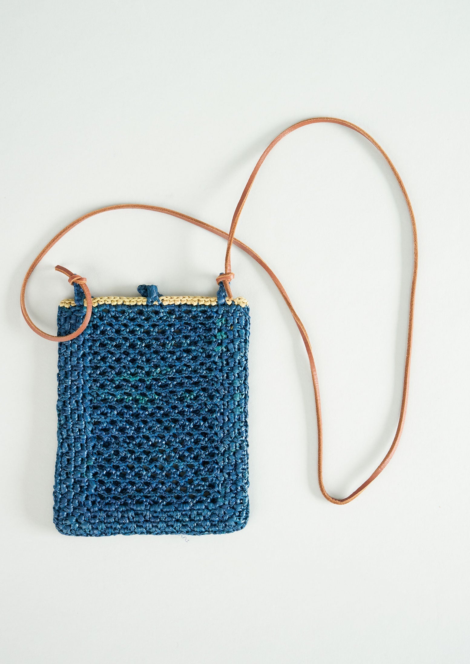 Reworn Mini Pouch Bag (007) | Petrol