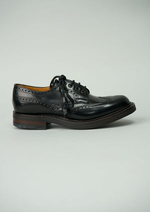 Reworn Cheaney Esme Brogues Size 5.5 (211) | Black