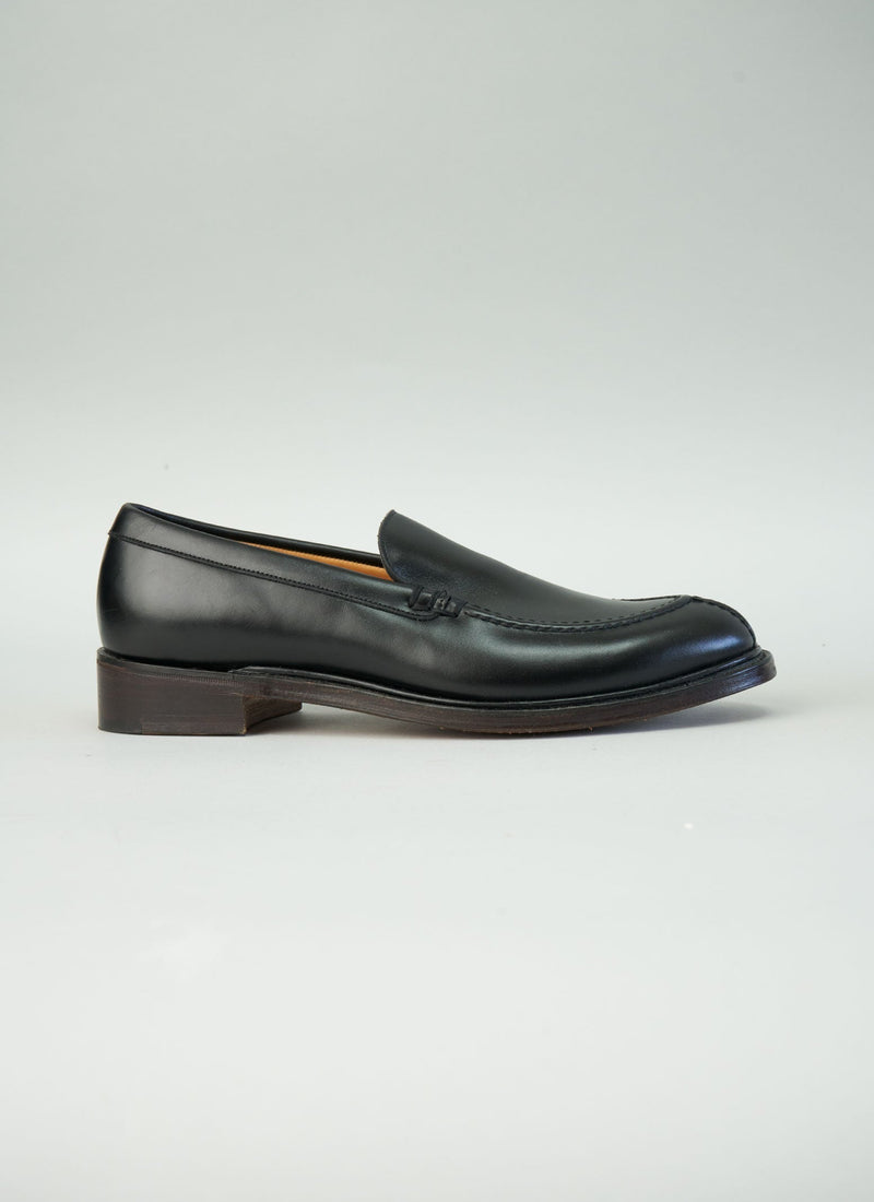 Reworn Cheaney Slip On Shoes Size 7 (071) | Black