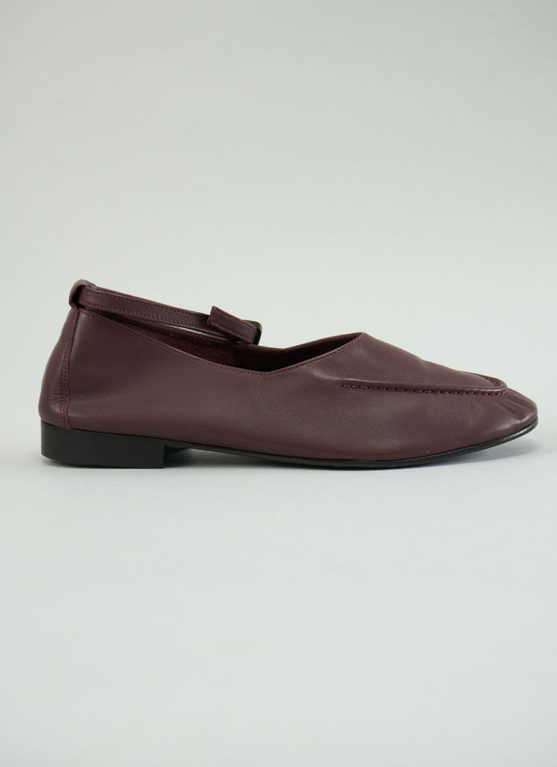 Reworn Hereu Loafers Size 37 (407) | Burgundy
