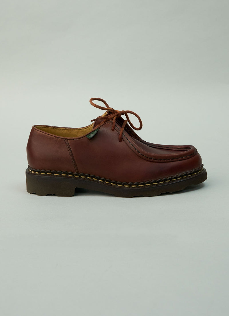 Reworn Paraboot Michael Shoes Size 4 (381) | Marron Brown