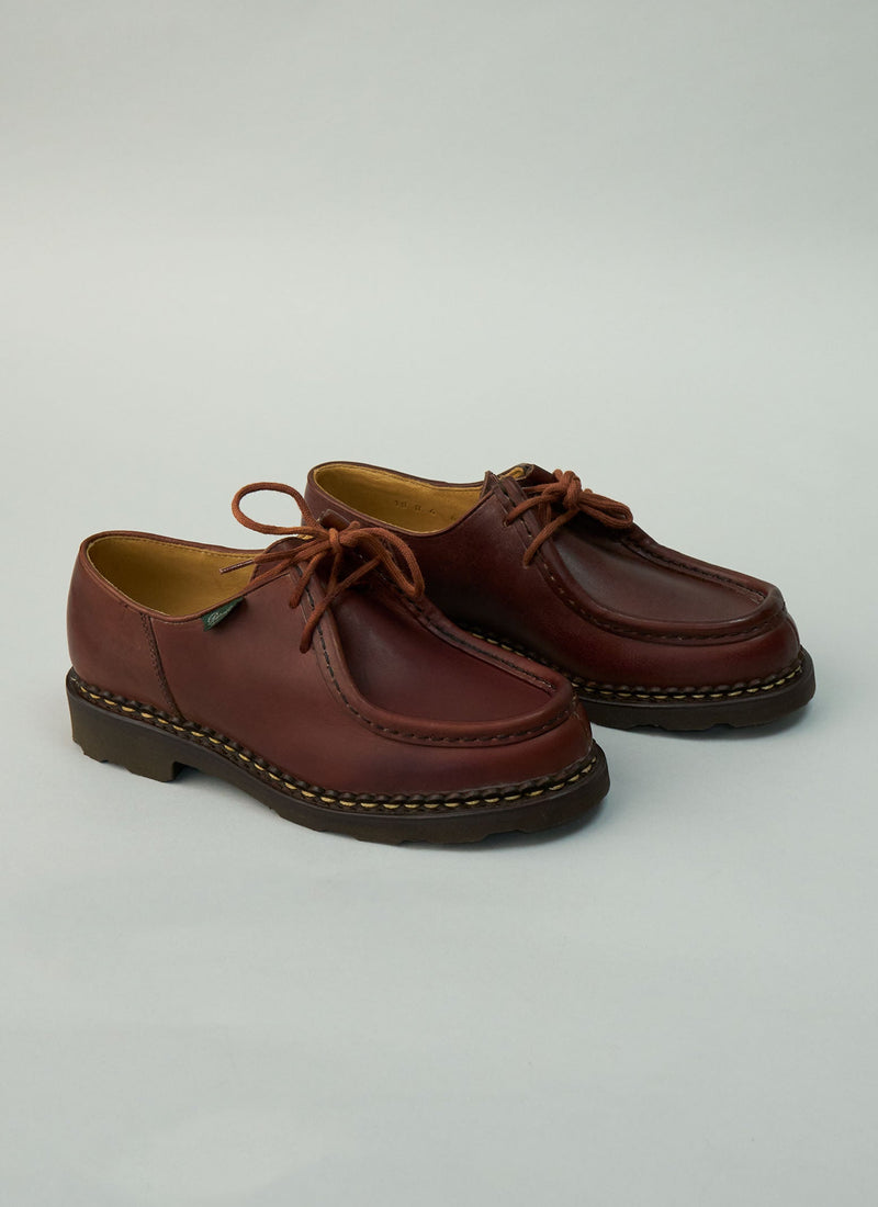 Reworn Paraboot Michael Shoes Size 4 (381) | Marron Brown