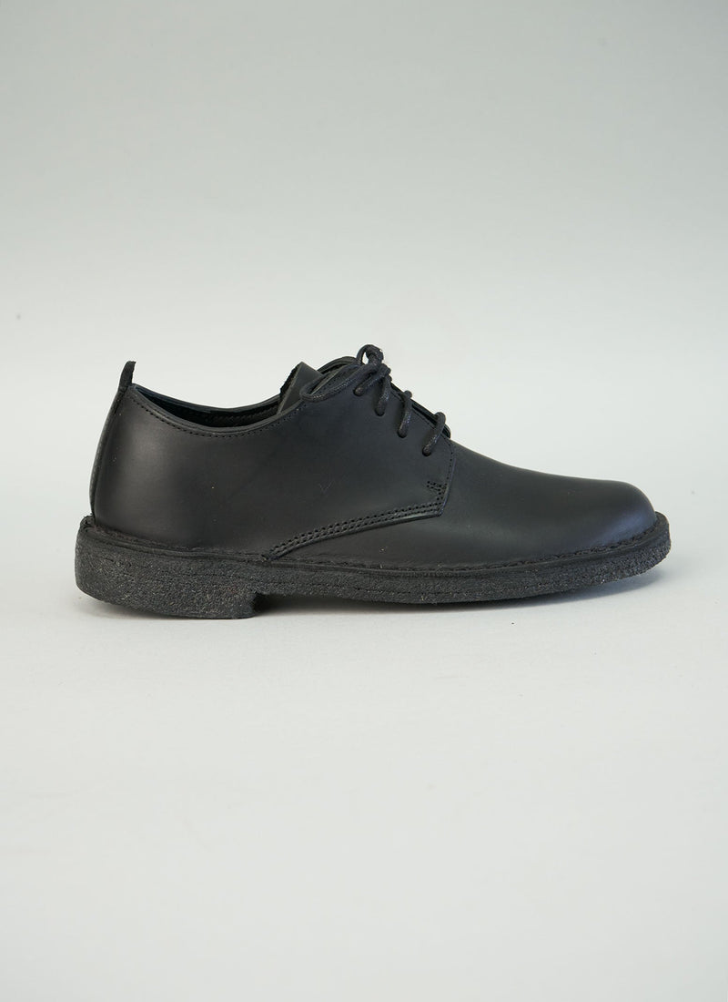 Reworn Clarks Desert London Shoes Size 5 (084) | Black