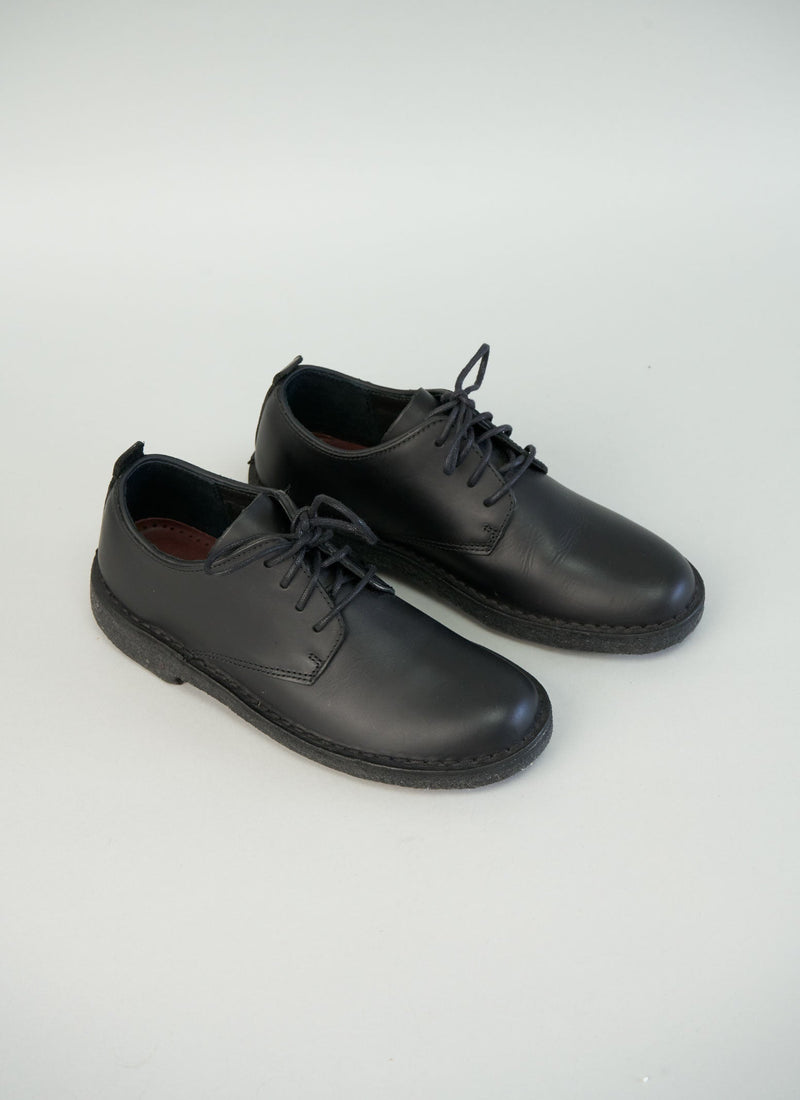 Reworn Clarks Desert London Shoes Size 5 (084) | Black