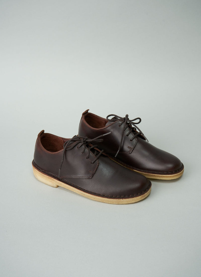 Reworn Clarks Originals Desert London Shoes Size 6 (040) | Chestnut