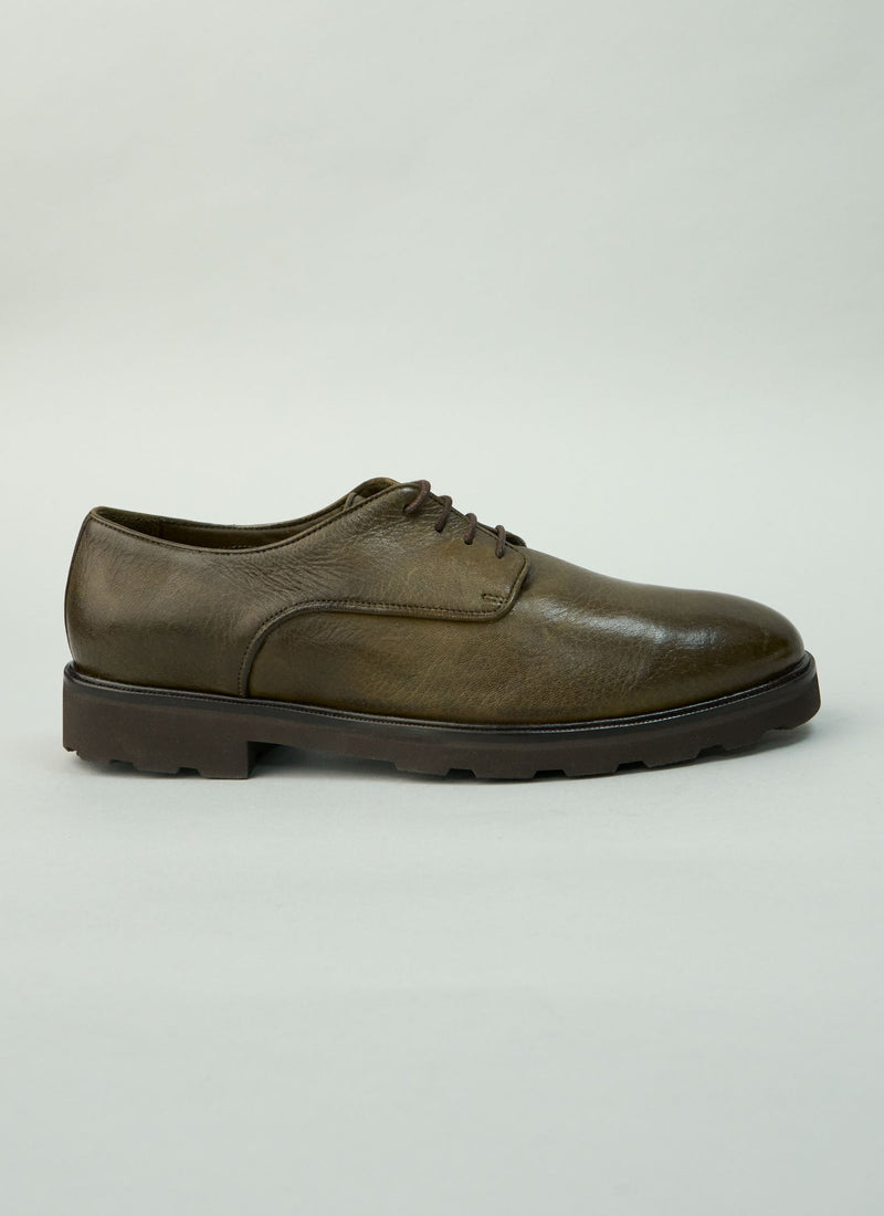 Reworn Sturlini Brogues Size 40 (431) | Olive