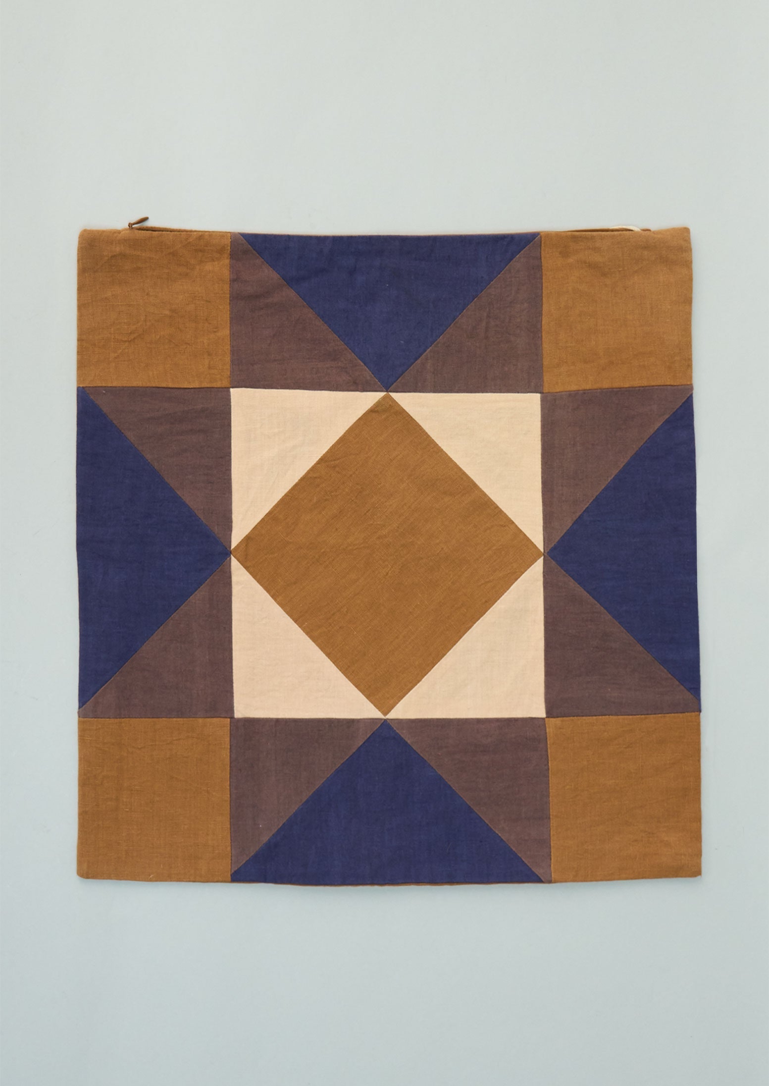 Reworn Patched Cushion Cover (050) | Multi