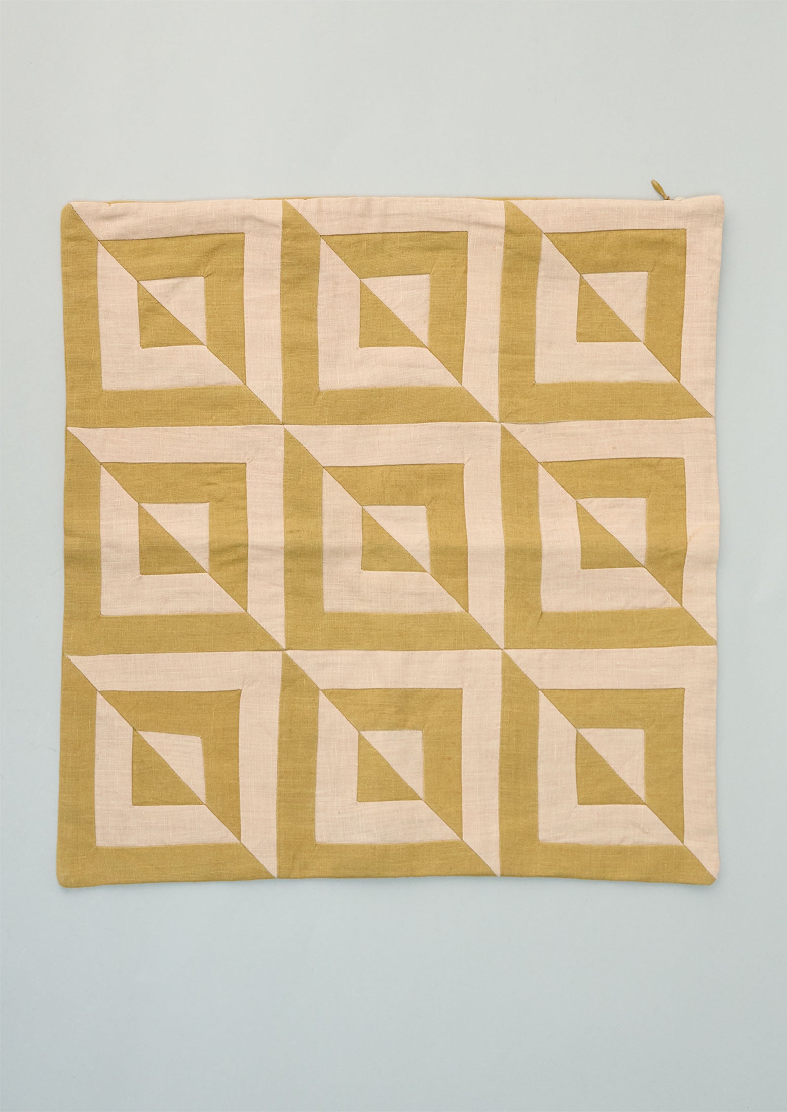 Reworn Patched Cushion Cover (047) | Multi