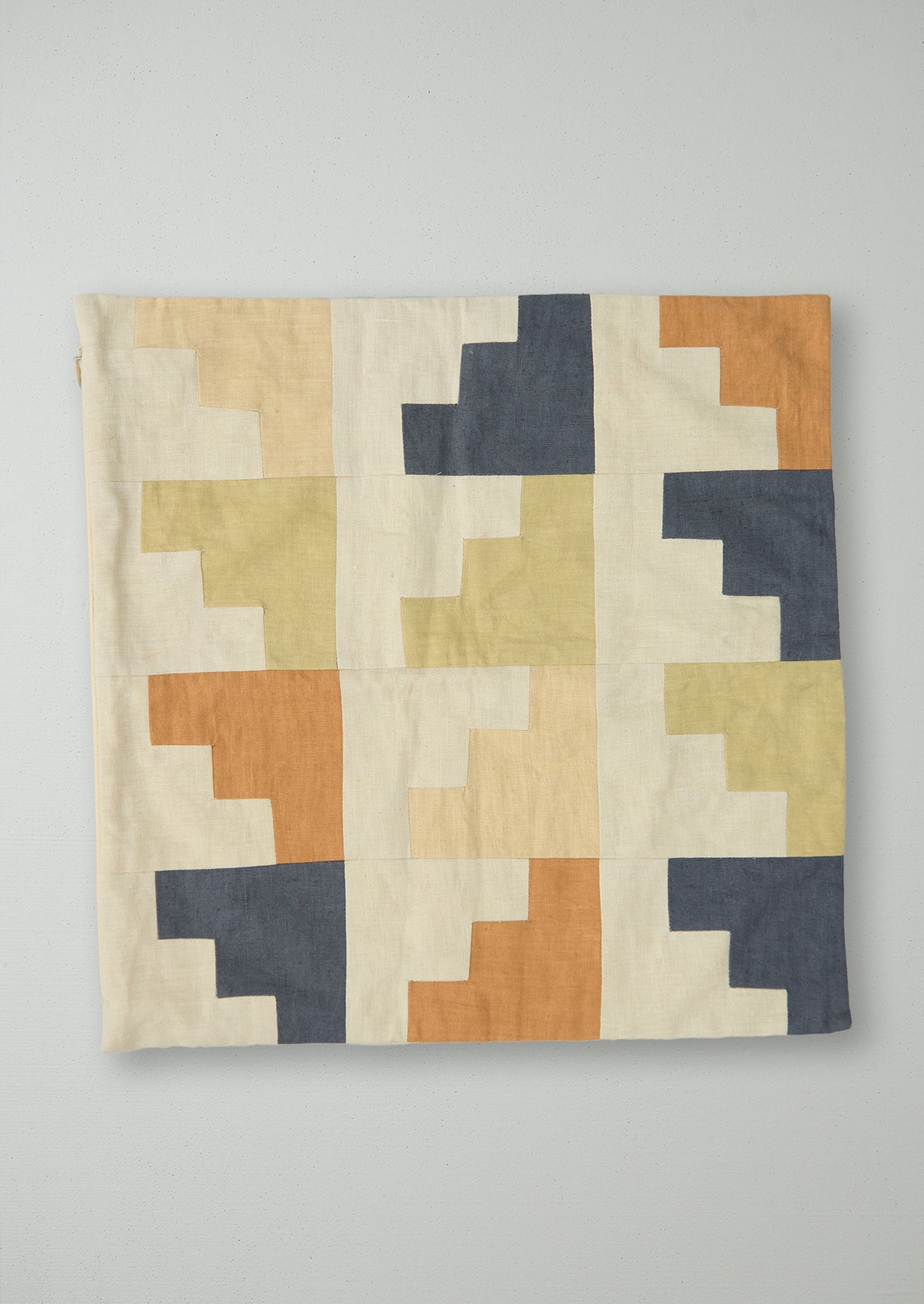 Reworn Patchwork Cushion Cover (065) | Multi