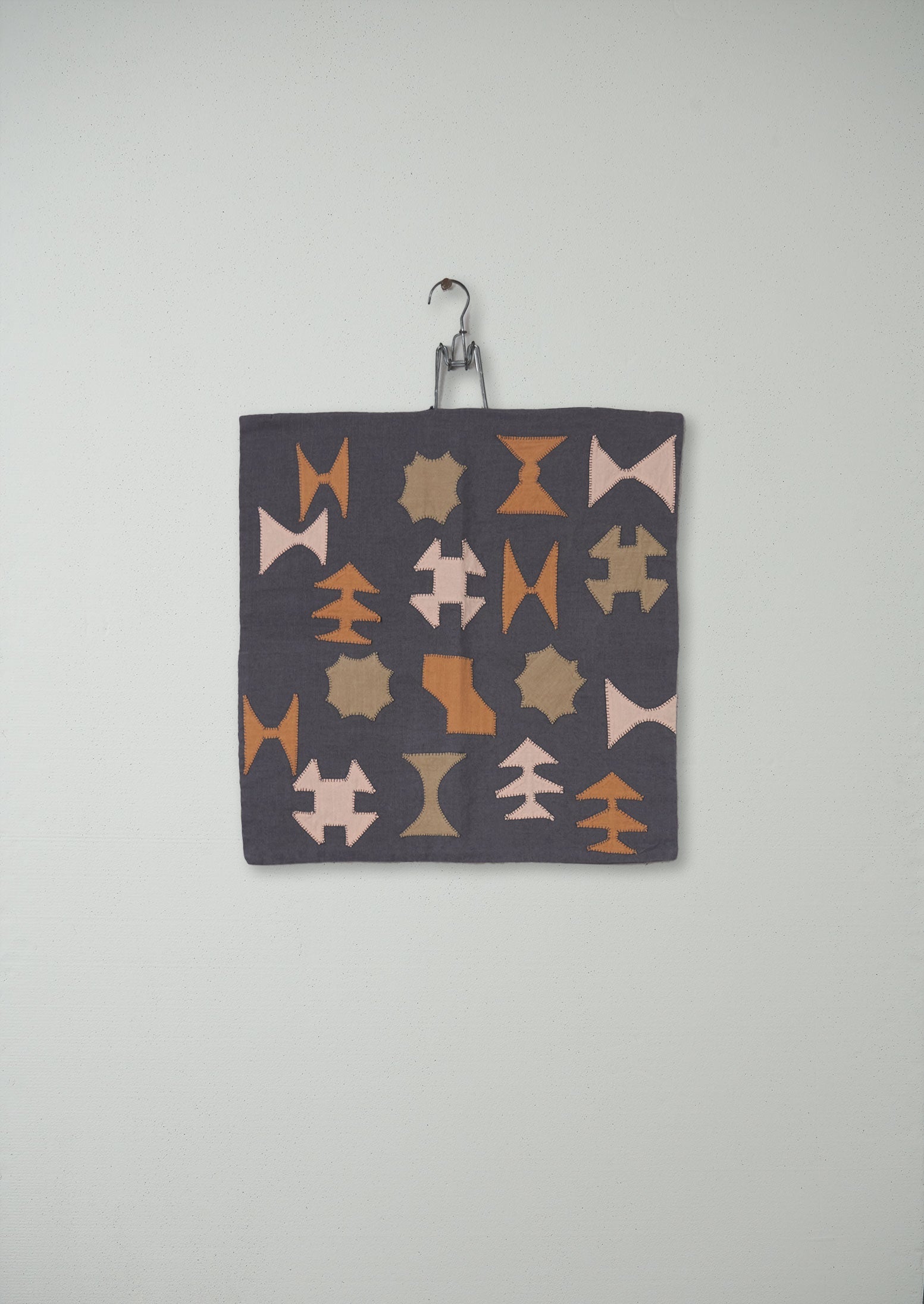 Reworn Applique Cushion Cover (001) | Multi