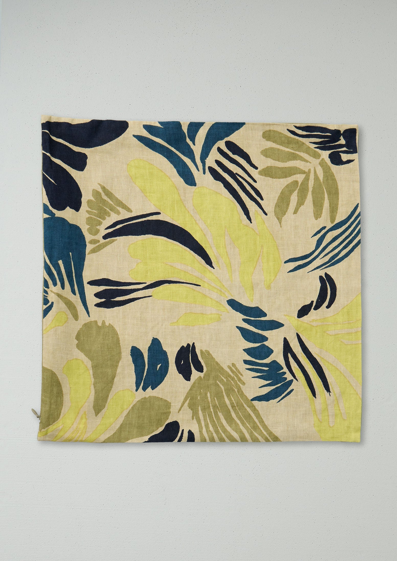 Reworn Floral Linen Cushion Cover (069) | Multi