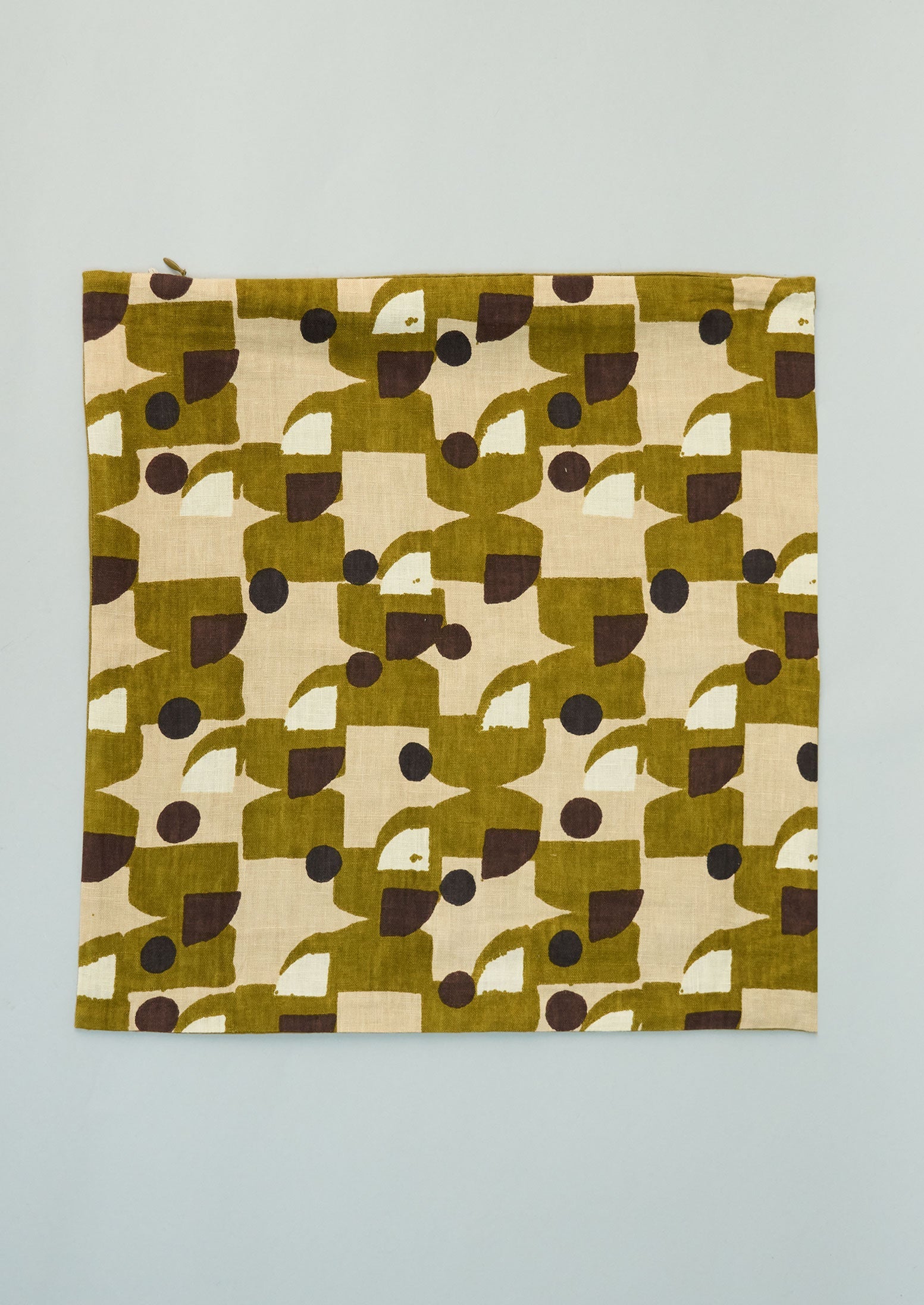 Reworn Bold Geo Linen Cushion Cover (042) | Multi