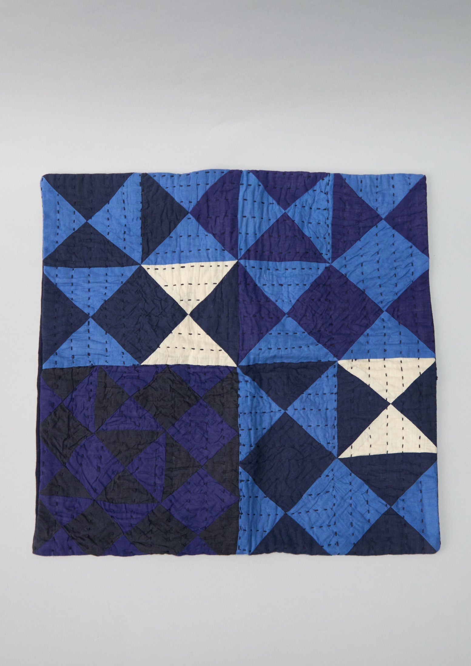 Reworn Kite Patchwork Cushion Cover (060) | Multi