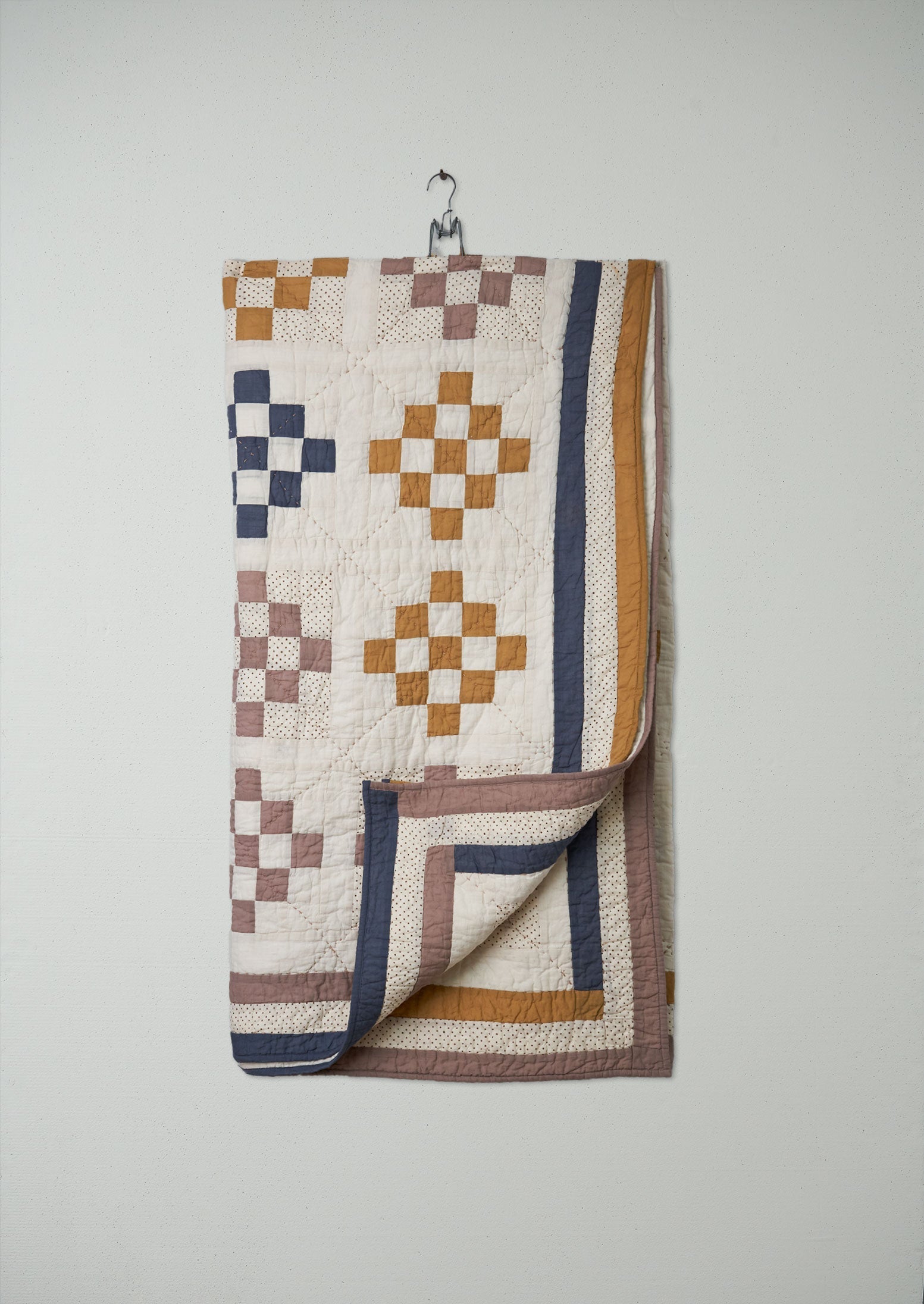 Reworn Tile Patchwork Quilt (005) | Multi