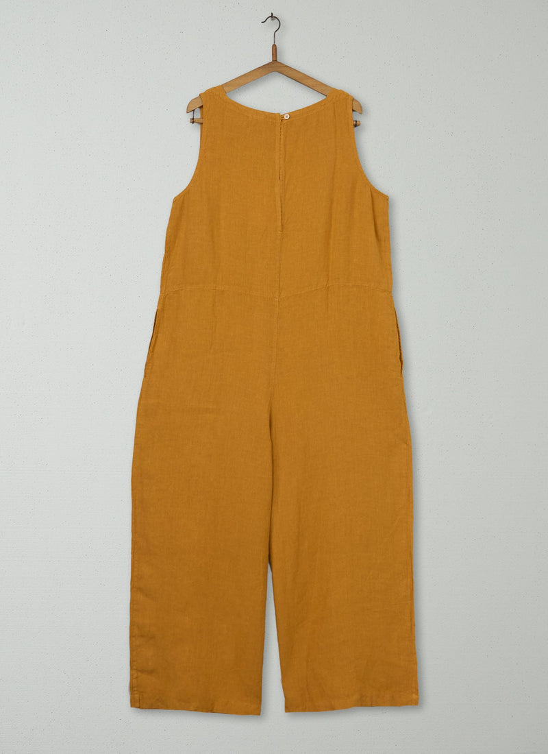 Reworn Linen Jumpsuit Size M (1193) | Marmalade
