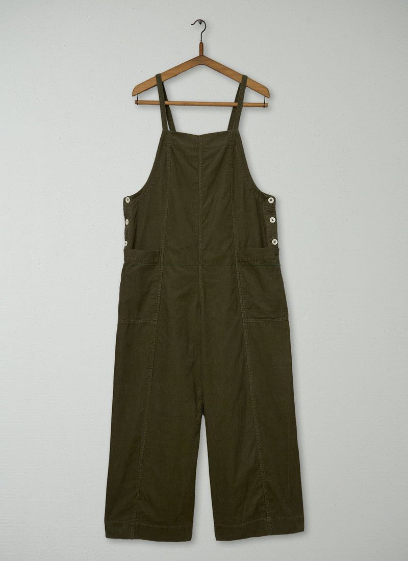 Reworn Cord Jumpsuit Size 10 (1061) | Pear