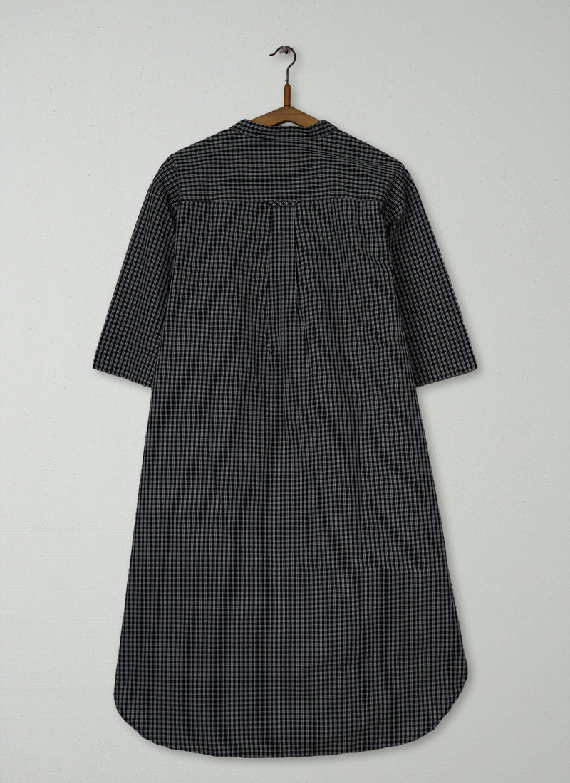 Reworn Check Cotton Dress Size XS (1535) | Multi