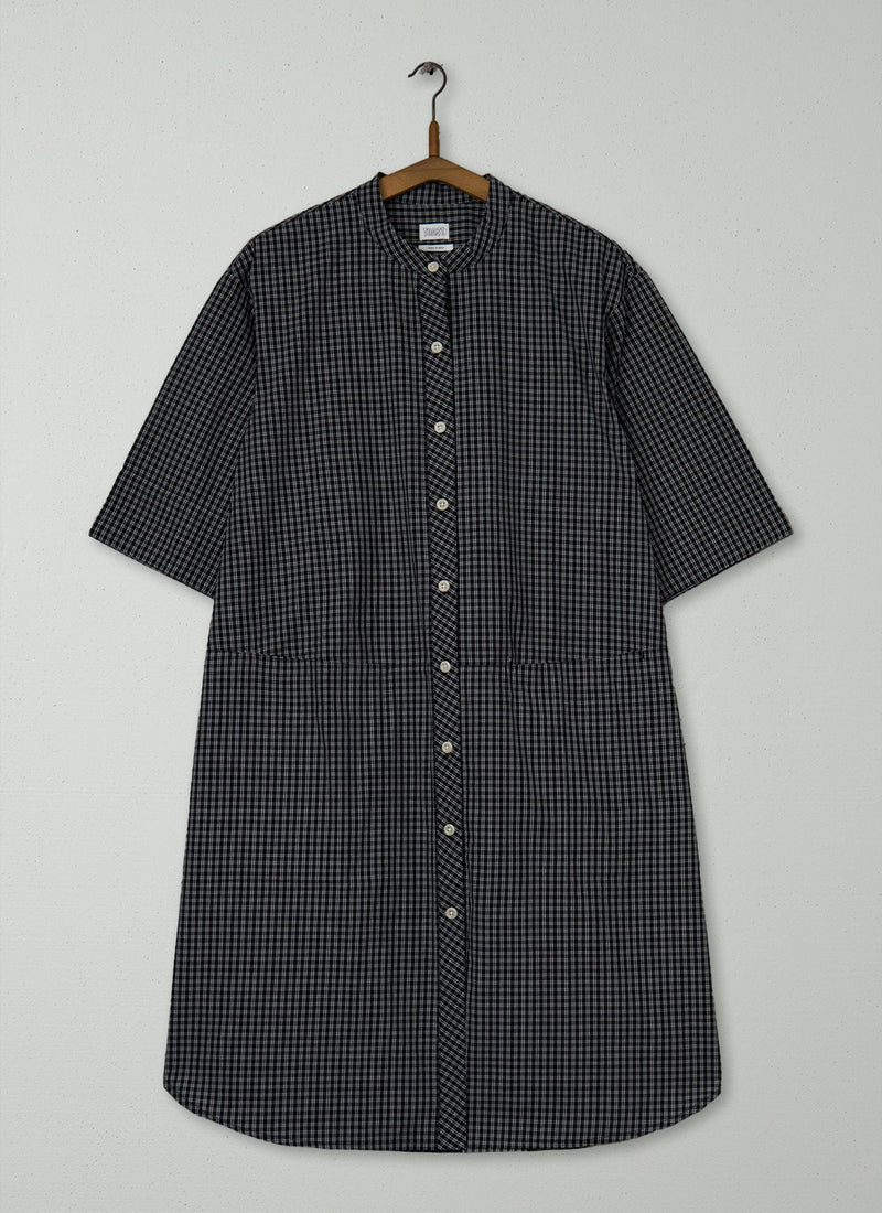Reworn Check Cotton Dress Size S (1491) | Multi