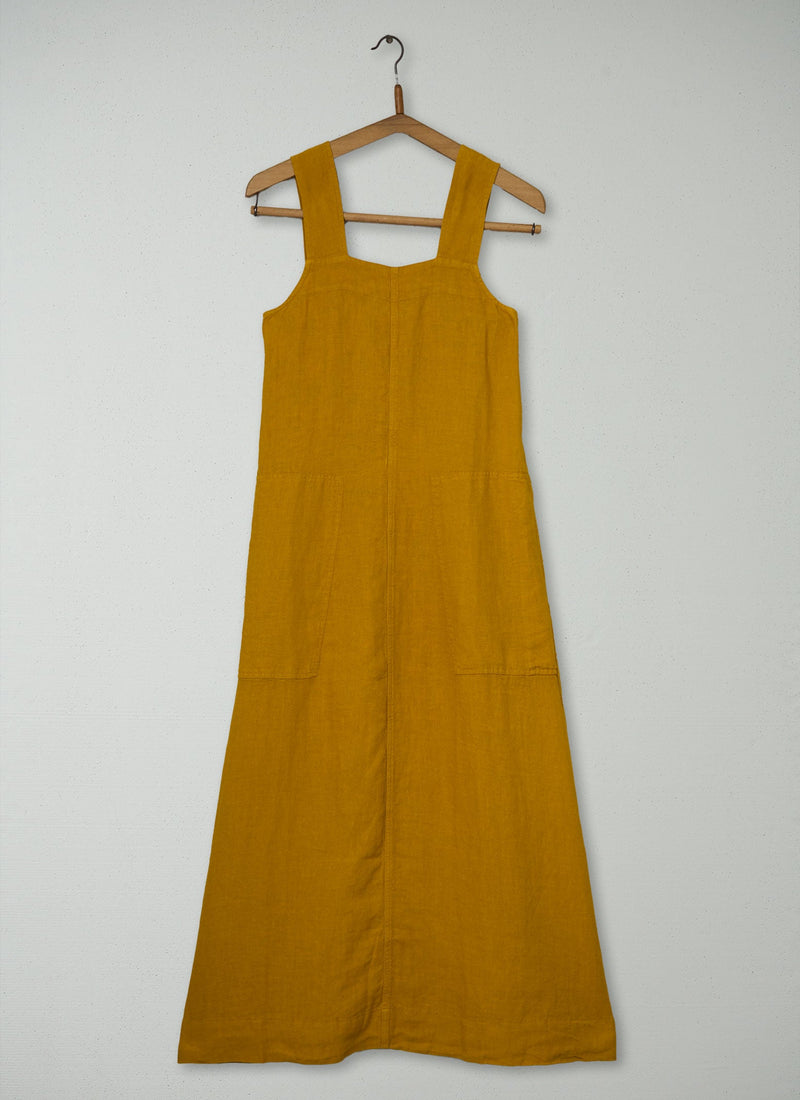 Reworn Linen Sun Dress Size XXS (1438) | Butternut