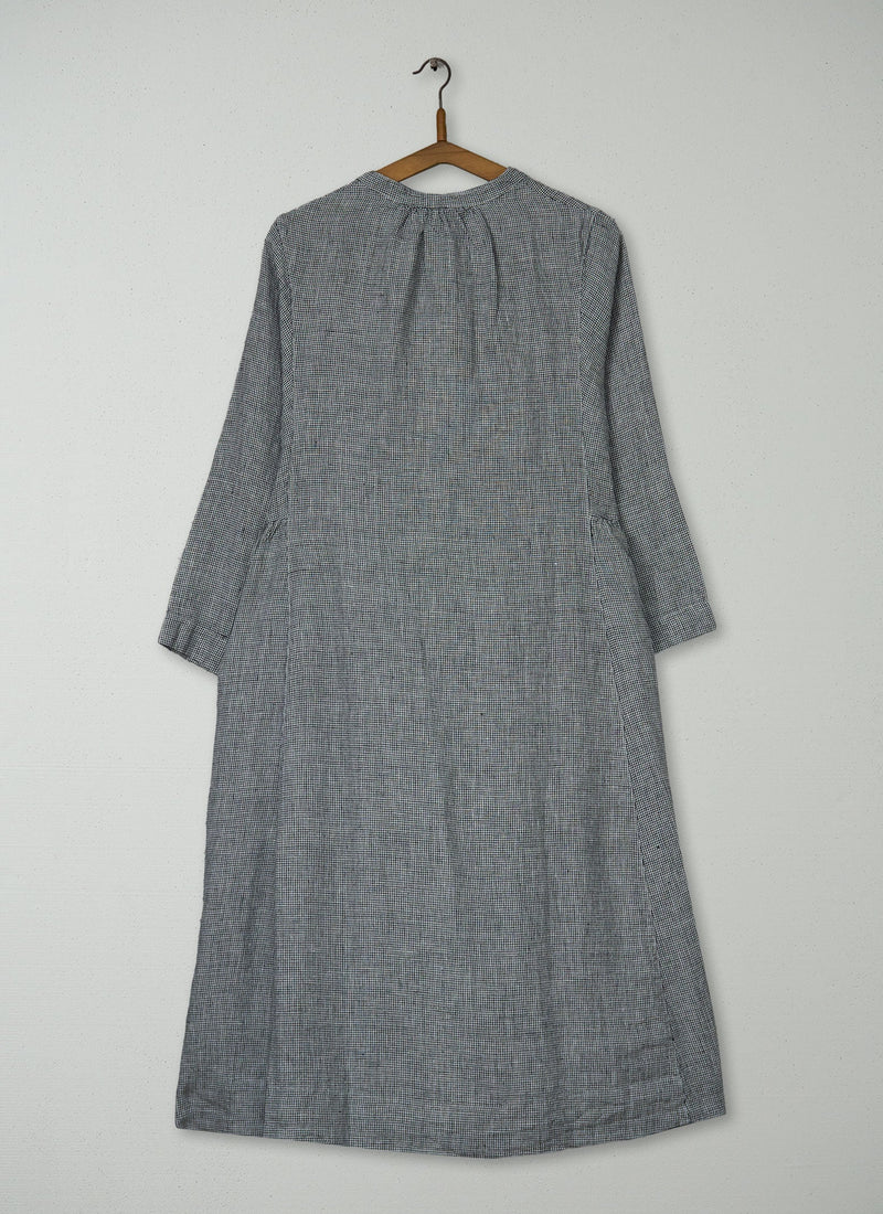 Reworn Linen Shirt Dress Size M (1624) | Multi