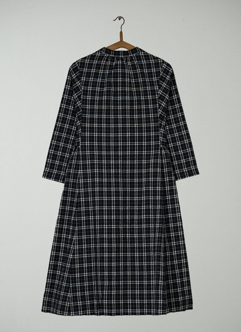 Reworn Check Cotton Cashmere Dress Size XS (1606) | Multi