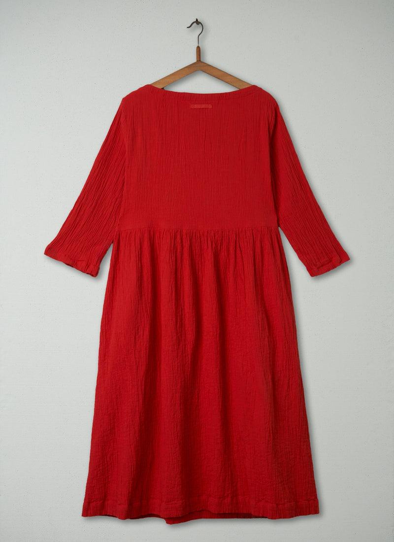 Reworn Crinkle Cotton Dress Size XL (381) | Poppy