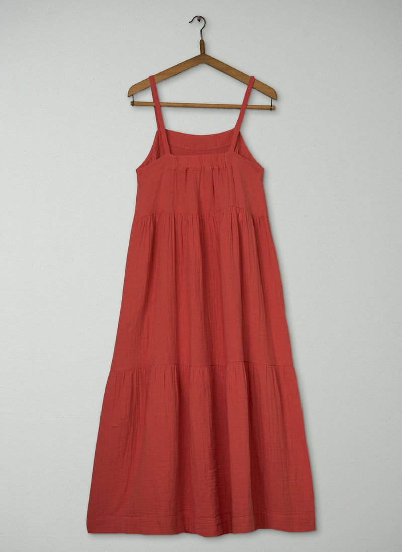 Reworn Crinkle Cotton Dress Size S (1890) | Poppy