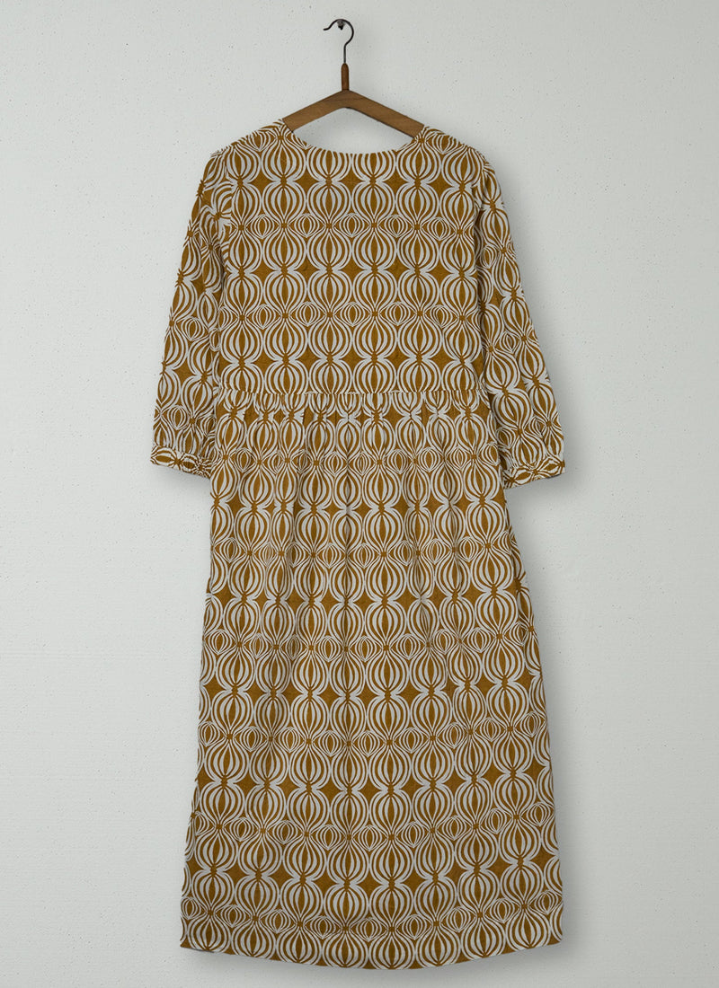 Reworn Seed Pod Print Dress Size XS (1965) | Gorse