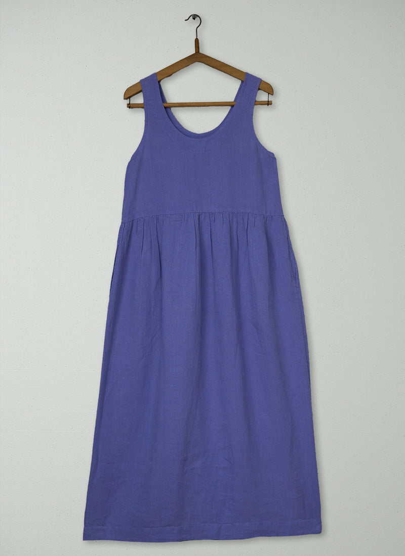Reworn Linen Dress Size M (1693) | Iris