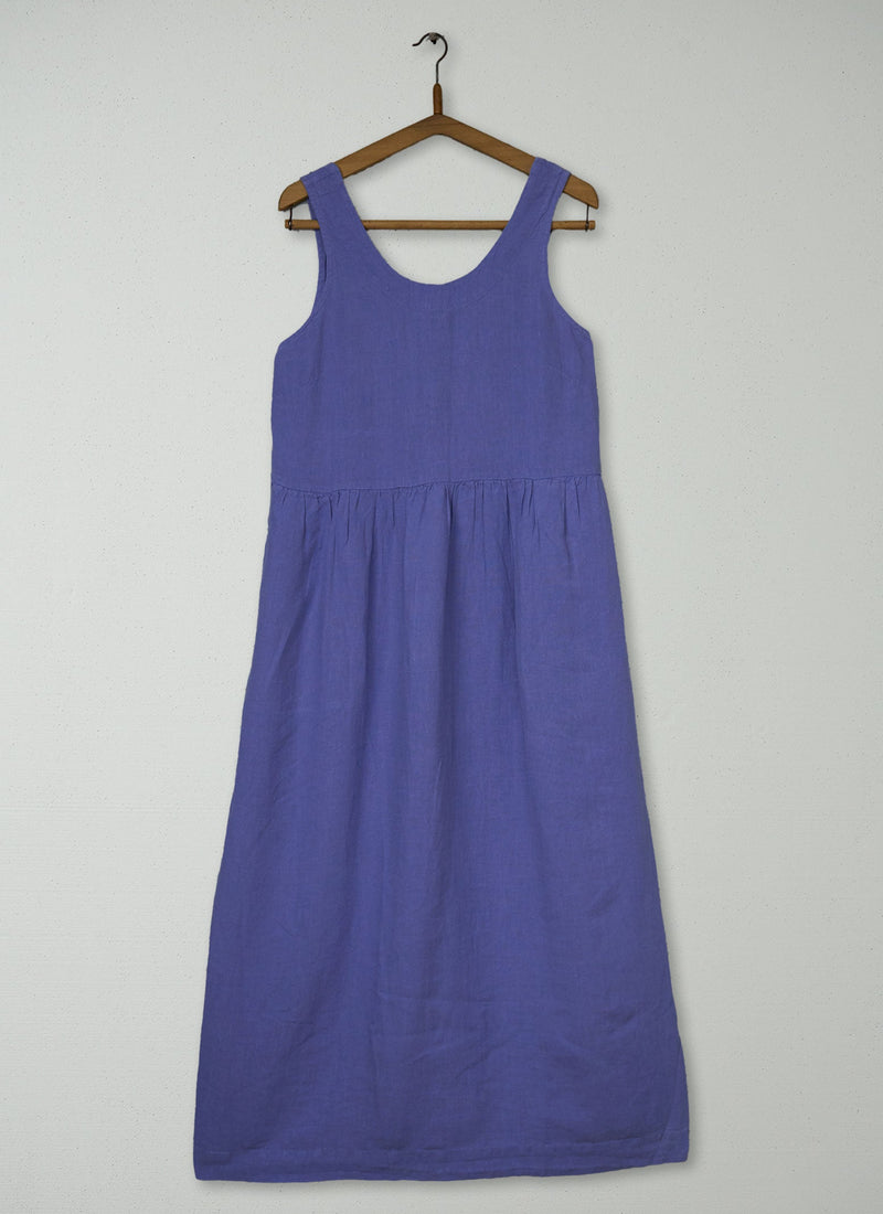 Reworn Linen Dress Size M (1693) | Iris