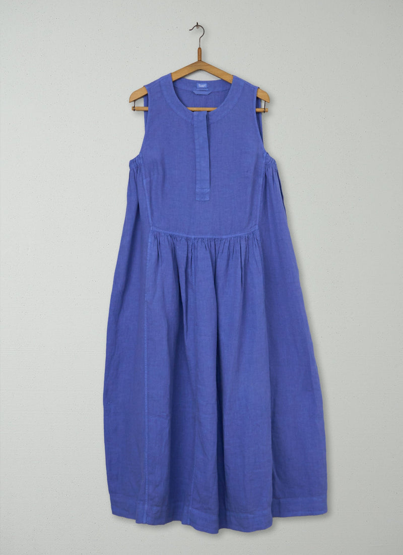 Reworn Linen Dress Size 12 (2104) | Cornflower