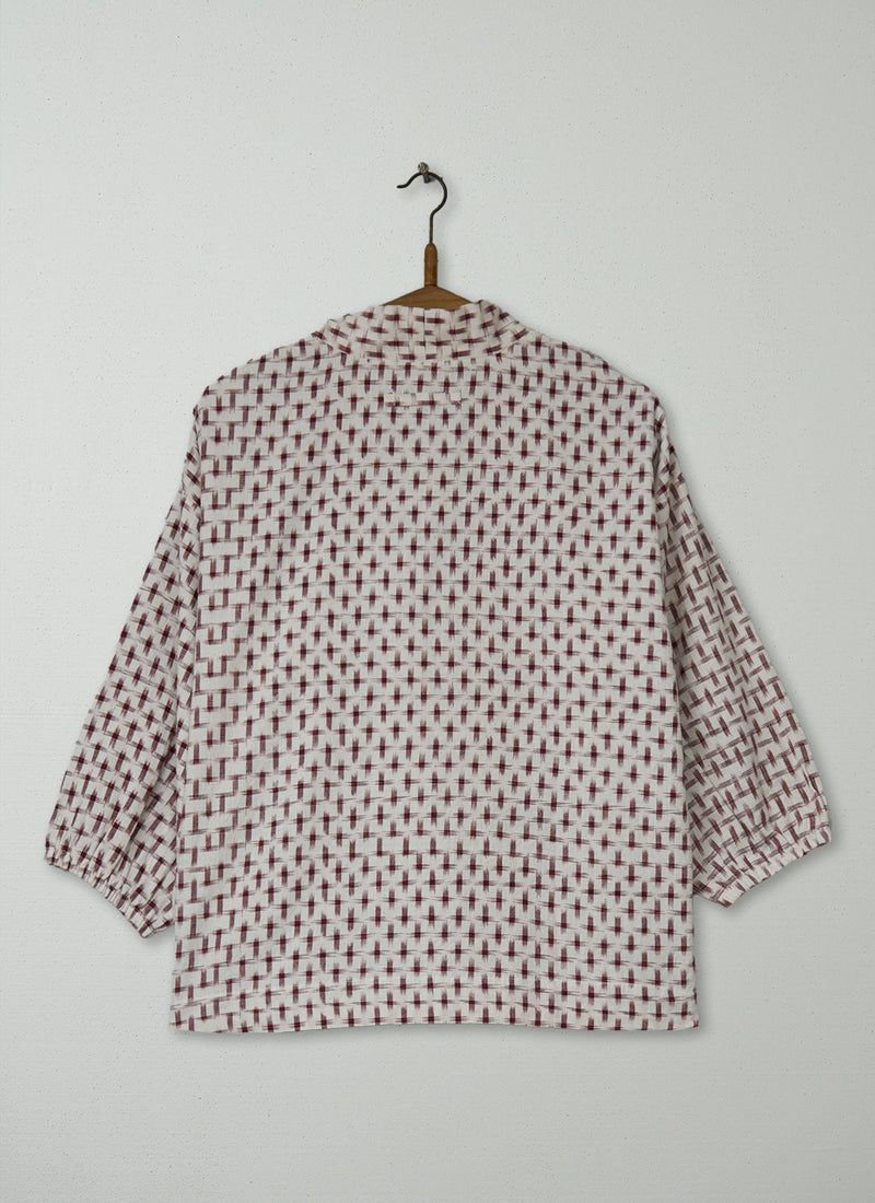 Reworn Ikat Wrap Jacket Size XXSXS (176) | Multi